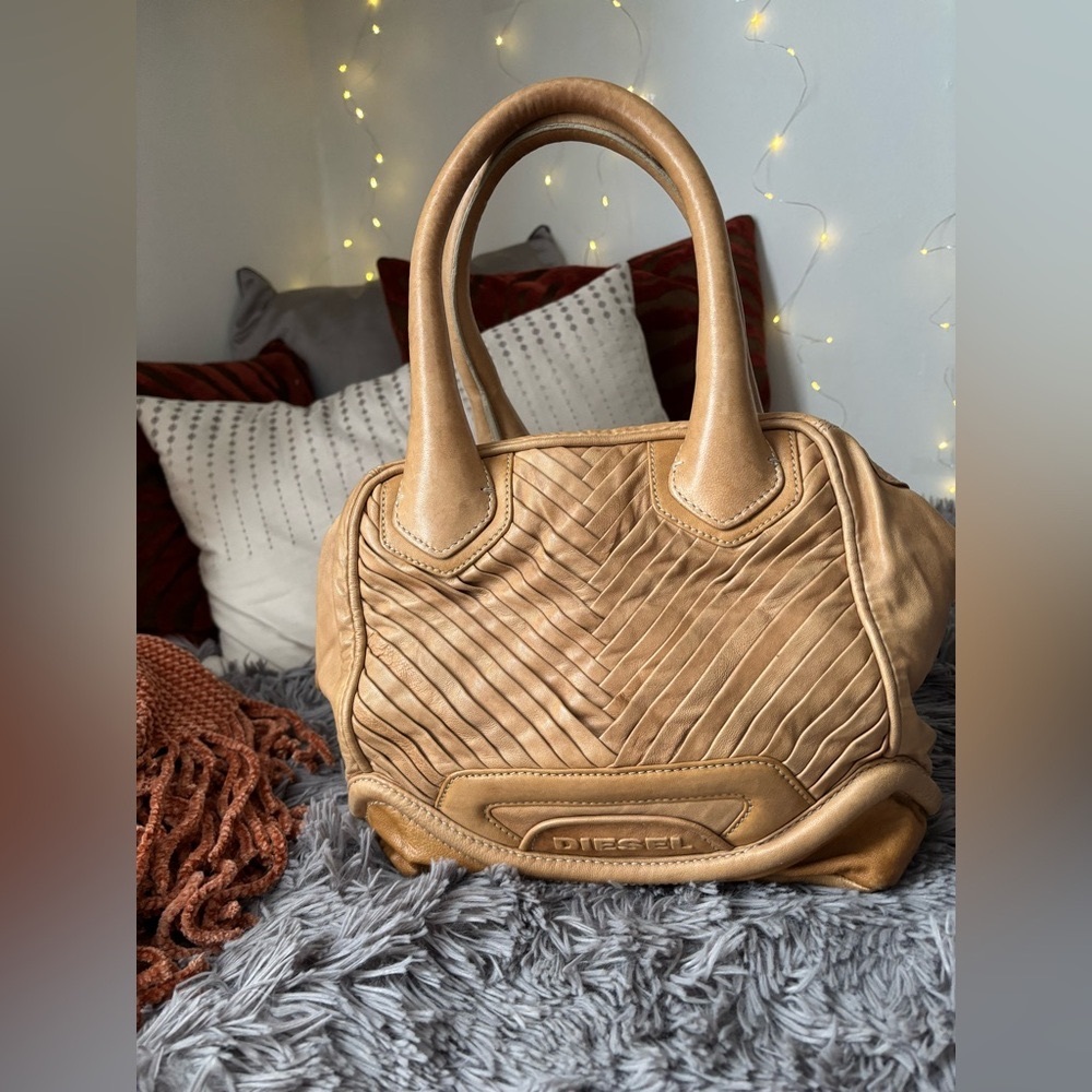 Vintage Diesel Smooth Leather Handbag